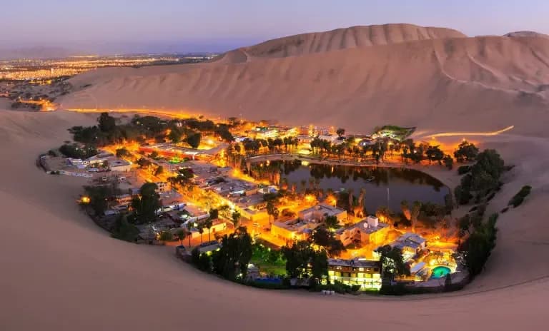 Origin of the oasis of Ica: The legend of Huacachina