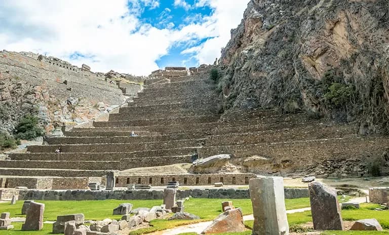 Ollantaytambo Archaeological Site in Cusco, Peru