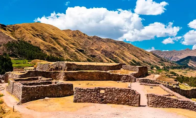 Puka Pukara Archaeological Complex in Cusco, Peru