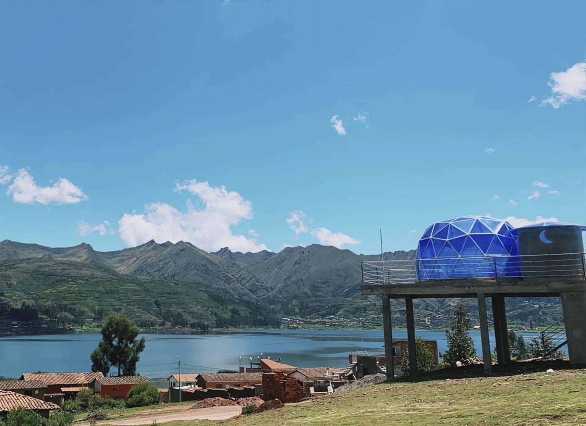 Awakening in a Dome on the Piuray Lagoon